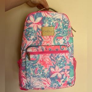 Lilly Pulitzer Viva La Lilly full size backpack, NWOT, pet free/smoke free
